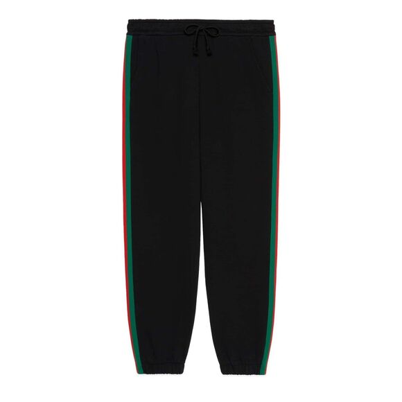 Gucci x The North Face XL Black Stripe Logo Print Sweatpants Jogger NWT $1600 - Picture 4 of 12